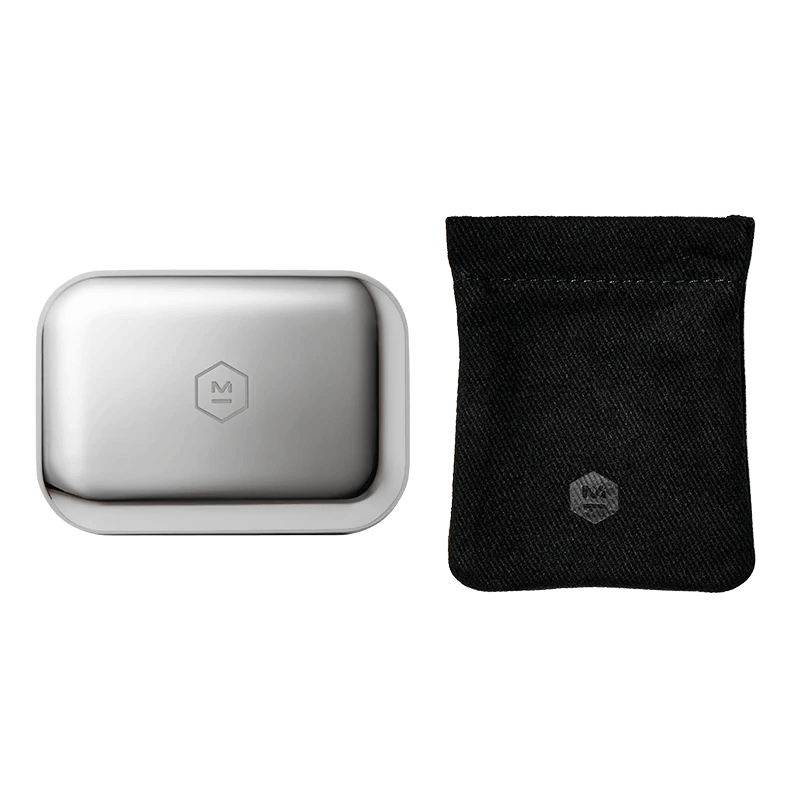 Charging Case & Canvas Pouch MW07 Plus (Stainless Steel)